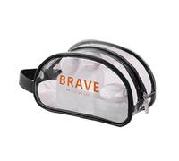 Neceser resistente al agua para viajes, maquillaje, fitness, natación, playa, para mujeres y niñas, White