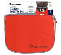 Sea to Summit TravellingLight Hanging Toiletry Bag, Travel Organizer for Men and Women, Large, Spicy Orange