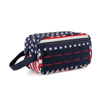 Neceser Táctico para Hombre, Neceser Compacto, Kit de Afeitado, Neceser de Viaje, Bolsa para Herramientas EDC con Corte Láser, Bolsas Modulares Horizontales.(Streaks)