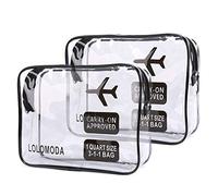 Neceser Transparente, BIWAT Bolsa de Cosméticos Impermeable, Bolsa de Aseo Claro PVC, Transporte de Líquidos en Avión para Mujer y Hombre, Regalo Maquillaje Bolsas y Maletas Bolsa de Viaje