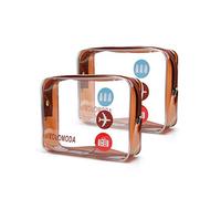 Neceser Transparente, BIWAT Neceser Viaje Bolsa de Cosméticos Impermeable Claro PVC, Travel Essentials Kit Mujer & Hombre