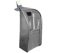 Neceser Vertical - Gran Capacidad y Separación de Seco y Húmedo | Cosmética Transparente De Pie - para Cepillo Pasta de Dientes Jabón Limpiador Facial Loción Hotel Viajes de Negocios