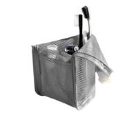 Neceser Vertical | Organizador Impermeable Plegable Y Colgable,de Maquillaje Transparente Vertical | para Cepillo Pasta de Dientes Jabón Limpiador Facial Loción Hotel Viajes de Negocios