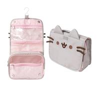 Grupo Erik Neceser Colgante Pusheen - Neceser niña Aseo Colegio Compartimentos - Neceser Viaje Impermeable, Organizador de Maquillaje - Neceser Maquillaje Organizador - Bolsa de Aseo niña Colegio