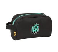 Safta – Neceser escolar infantil Kings League EL Barrio, con asa, Negro 24x10x15 cm