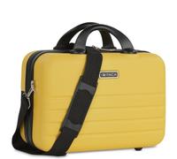ITACA - Neceser Rígido de Viaje para mujer - Estuche de maquillaje hecho de Material Ligero y Resistente - 771135, Amarillo