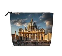 Neceser y cosméticos unisex para mujer de la Basílica de San Pedro, bolsa de almacenamiento para artículos de aseo personal