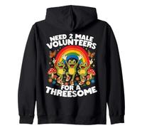 Necesita 2 Voluntarios Masculinos para un Viaje de Chicas trío Sudadera con Capucha