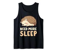 Necesita dormir más adorable erizo dormido Camiseta sin Mangas
