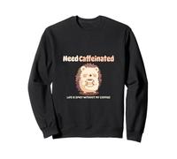 Necesita LA Vida CAFEINADA ES Spiky SIN MI CAFÉ | Hedgehog Sudadera