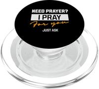 ¿Necesita un espray? I Pray for You - Prayer Team Church Praying PopSockets PopGrip para MagSafe