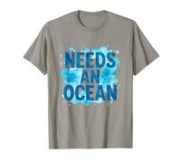 Necesita un océano, Azul, Agua, Olas Camiseta