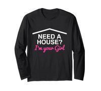 ¿Necesita una casa? I'm Your Girl Real Estate Agent Funny Realtor Manga Larga