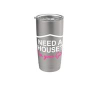 ¿Necesita una casa? I'm your girl Real Estate Agent funny Realtor Vaso térmico de acero inoxidable de doble pared