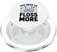 Necesitas Limpiar Entre Dientes más Humor Dental PopSockets PopGrip para MagSafe