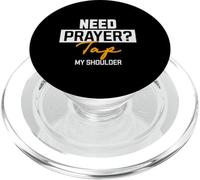 ¿Necesitas oración? Toca mi Hombro - Oraciones de oración PopSockets PopGrip para MagSafe