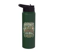 ¿Necesitas oración? Toque mi hombro Oremos Stainless Steel Insulated Water Bottle