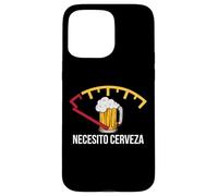 Necesito Cerveza Funny Quote Saying Spanish Beer Lover Carcasa para iPhone 15 Pro MAX