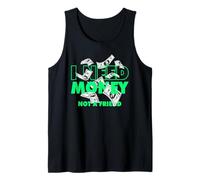 Necesito Dinero Cien Dólares Billetes Estafador Camiseta sin Mangas