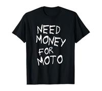 Necesito Dinero para la Moto Camisetas Divertidas con Frases Camisetas gráficas Camisetas para Mujeres y Hombres