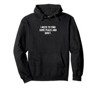 Necesito encontrar algo de paz y tranquilidad. Sudadera con Capucha