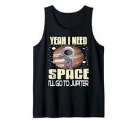 Necesito Escapar Al Espacio Rumbo A Júpiter Humor Camiseta sin Mangas