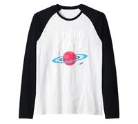 Necesito Espacio - Tiempo Solo, Planetas Universo Galaxia Astronauta Camiseta Manga Raglan