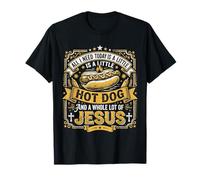 Necesito Hot Dog y Mucho Jesús, Dios Cristiano Cristo Camiseta