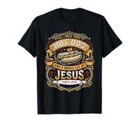 Necesito Hot Dog y Mucho Jesús, Dios Cristiano Cristo Camiseta