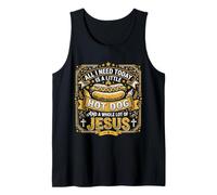 Necesito Hot Dog y Mucho Jesús, Dios Cristiano Cristo Camiseta sin Mangas