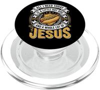 Necesito Hot Dog y Mucho Jesús, Dios Cristiano Cristo PopSockets PopGrip para MagSafe