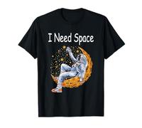 Necesito más astronautas espaciales Que escapen de la Tierra en Silencio Camiseta