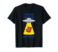 Necesito más Espacio, Divertido Lector de ovnis, alienígenas introvertidos Camiseta