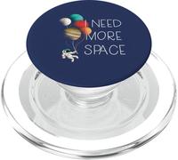 Necesito MÁS Espacio Niños Astronauta Globo Planetas Meme PopSockets PopGrip para MagSafe
