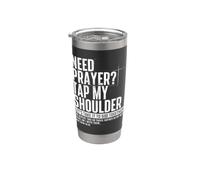 Necesito oración Toque mi hombro Vamos a llevarlo para reunirse Vaso térmico de acero inoxidable de doble pared