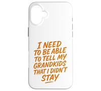 Necesito Poder decirle a mis Nietos Que no me quedé Carcasa para iPhone 16 Plus