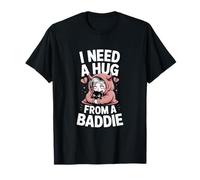 Necesito un Abrazo de un Mal Humor Lindo Anime Camiseta