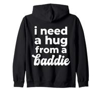 Necesito un Abrazo de un Malo Sudadera con Capucha