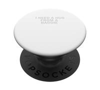 Necesito un Abrazo de un Villano Cita Linda y Divertida PopSockets PopGrip Adhesivo