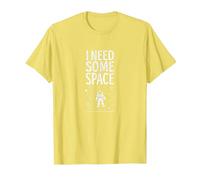 Necesito un Astronauta Espacial Galaxy Cosmic Adventure Camiseta, Hombre, Limón, 3XL