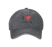 Necesito Un Ctrl+Z En Mi Vida Mujeres Hombres Sombrero-Papá Vintage Protección Solar Gorras Algodón Aire Libre Gorra Gorras Vaquera para Hip Hop Caza Pesca