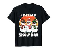 Necesito un día de Nieve Divertido para Profesores y niños Camiseta