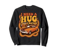 Necesito un Enorme Garaje Divertido mecánico Amante de Coches Retro Vintage Sudadera