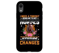 Necesito un Tiempo Muerto Envíame a mis Caballos y no me Dejes Venir Carcasa para iPhone XR