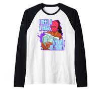 Necesito una Gran cantidad de Dinero melanina estafador Negro Sista Camiseta Manga Raglan