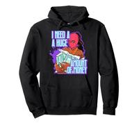Necesito una Gran cantidad de Dinero melanina estafador Negro Sista Sudadera con Capucha