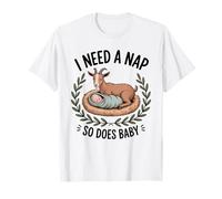 Necesito una Siesta así Que el bebé Divertido Cansado mamá Cabra Camiseta