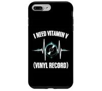 Necesito Vitamina V Disco de Vinilo Amante a música Carcasa para iPhone 7 Plus/8 Plus