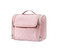 Necessaire da Viaggio,Organizer da Tocador Colgable,Beauty-case Porta Cosméticos - Para Viajes de Negocios, Vacaciones, Avión, Trolley, Baño, Gimnasio, Ducha, Camping Mujer, Rosa, riferimento