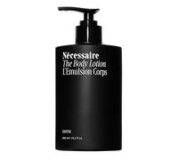 Nécessaire Loción corporal con dosificador - Hidratante para el cuerpo con aroma a sándalo, con péptidos, niacinamida, vitamina C/E y omega 6/9 - hidratación reafirmante diaria